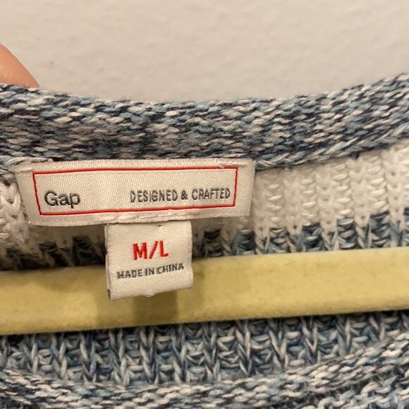 Gap Blue and White Striped Tunic - Picture 3 of 6